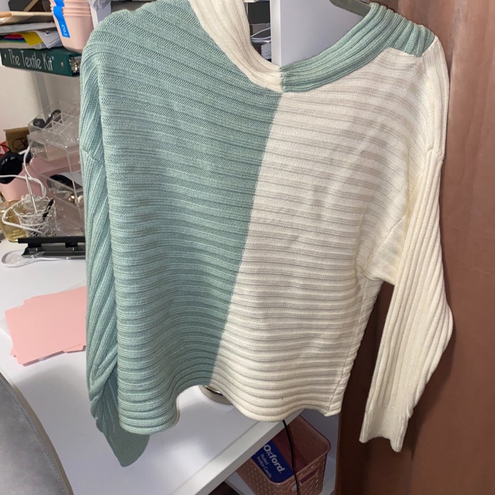 Multi Color Wrap Sweater - image 2